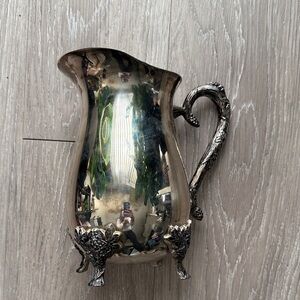 Silver Ornate Pitcher
